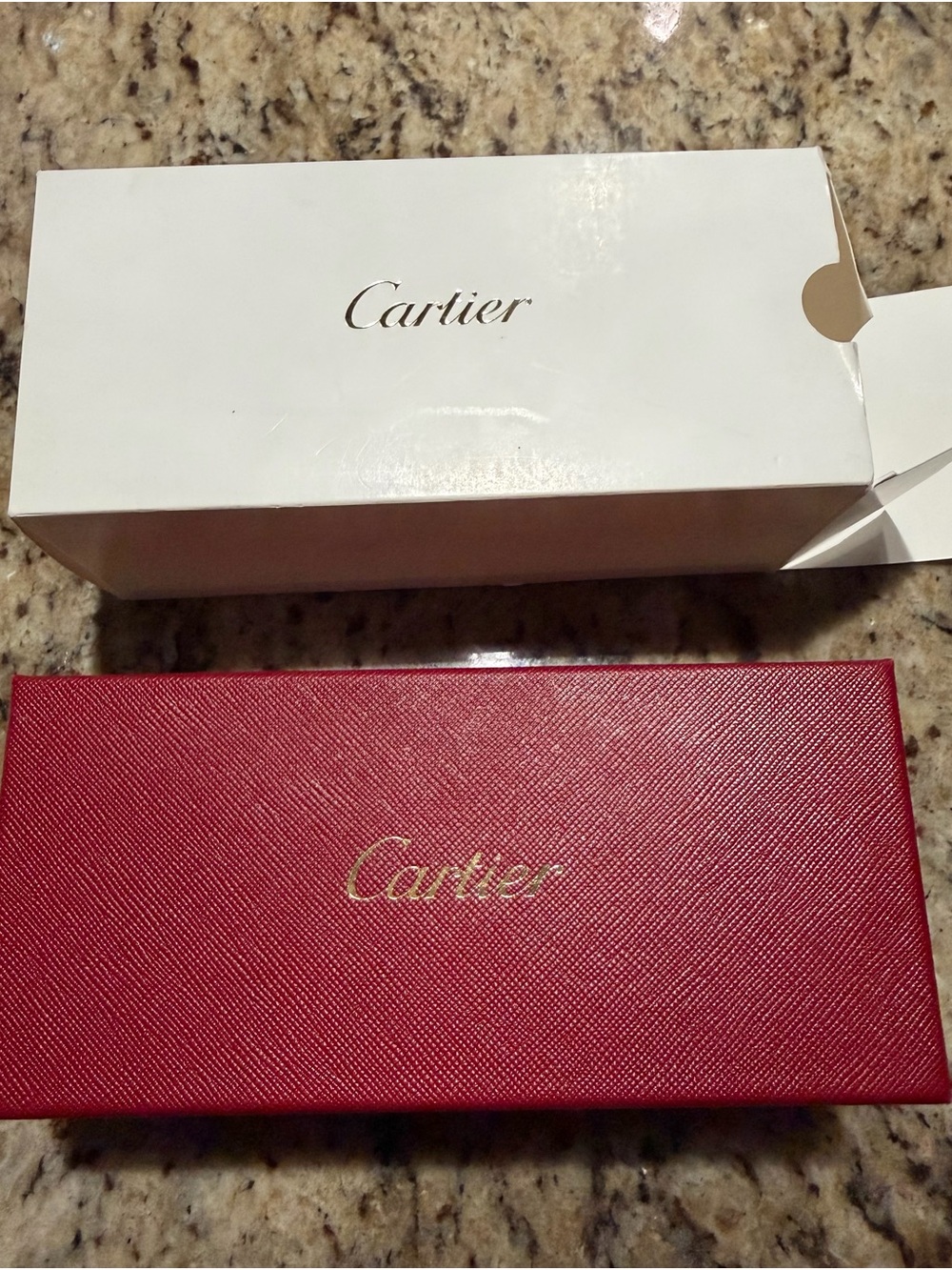 Cartier Red and Black Sunglasses